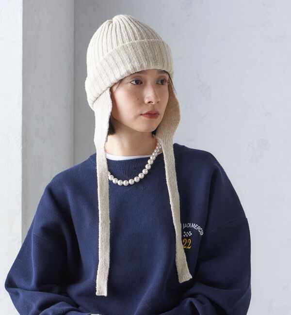 SHIPS for women「Revis.:ニット フライト キャップ」|ニット帽|