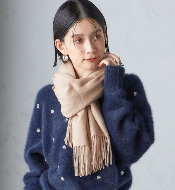 SHIPS for women「ウール カシミヤ ウォッシャブル ストール」|マフラー|