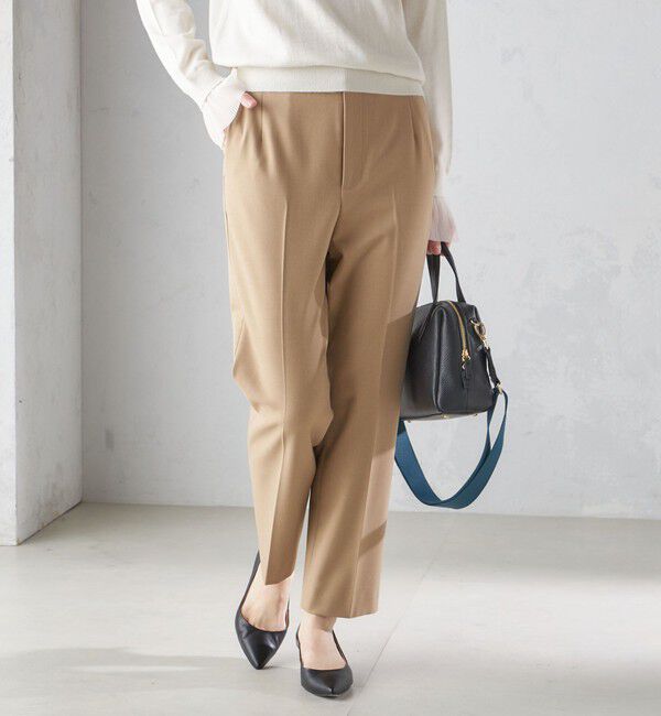 SHIPS for women「〈手洗い可能〉裏起毛 スリム テーパード パンツ」|その他|