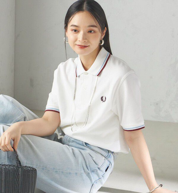 SHIPS for women「FRED PERRY:M12 TWIN TIPPED SHIRT」|ポロシャツ|