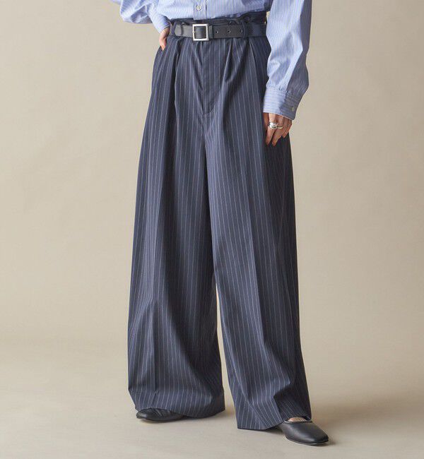 SHIPS for women「SHIPS NINE CASE:〈手洗い可能〉サスペンダー パンツ」|その他|