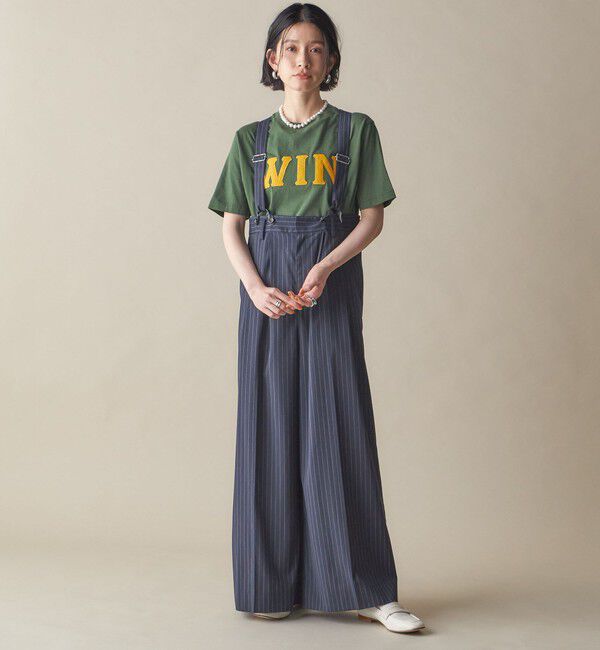 SHIPS for women「SHIPS NINE CASE:〈手洗い可能〉サスペンダー パンツ」|その他|
