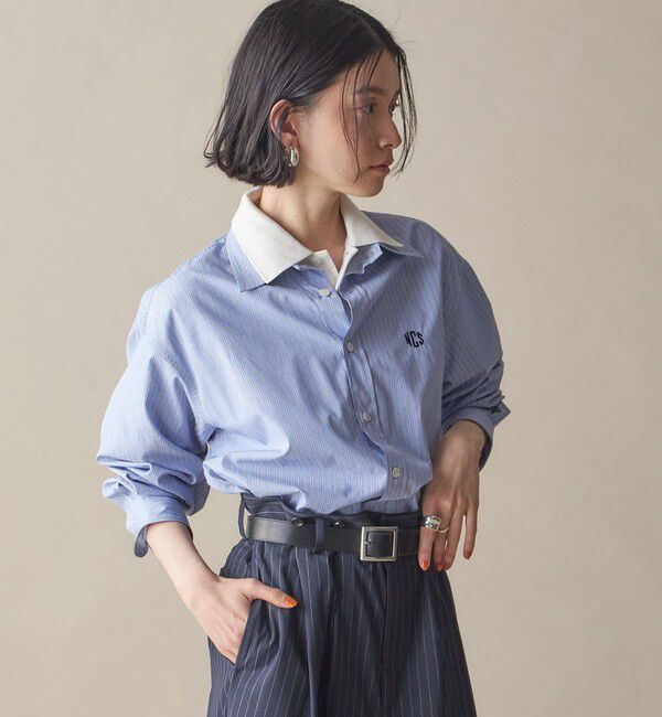 SHIPS for women「SHIPS NINE CASE:〈洗濯機可能〉レギュラーカラー シャツ」|シャツ・ブラウス|