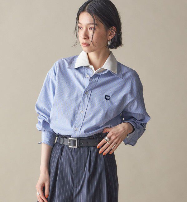 SHIPS for women「SHIPS NINE CASE:〈洗濯機可能〉レギュラーカラー シャツ」|シャツ・ブラウス|