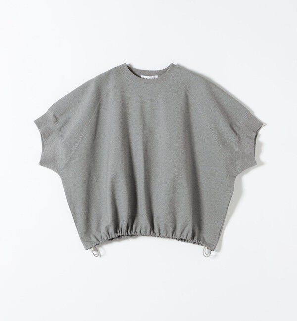 quaranciel「〈洗濯機可能〉ライト ポンチ ハーフスリーブ ドロスト ルーズ TEE」|Tシャツ・カットソー|