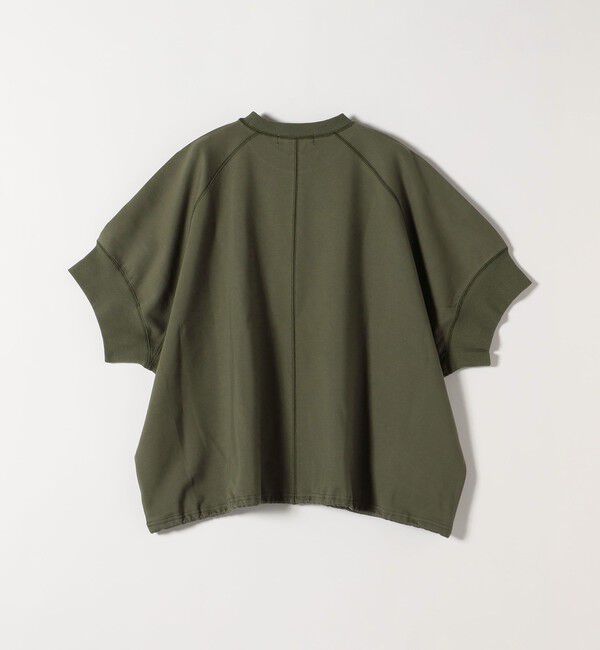 quaranciel「〈洗濯機可能〉ライト ポンチ ハーフスリーブ ドロスト ルーズ TEE」|Tシャツ・カットソー|