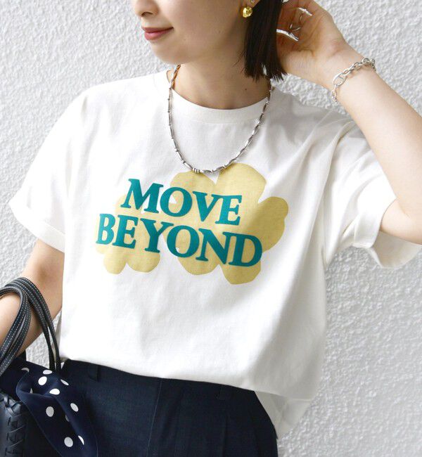 SHIPS for women「【WEB限定】モチーフ 刺繍 プリント TEE」|Tシャツ・カットソー|