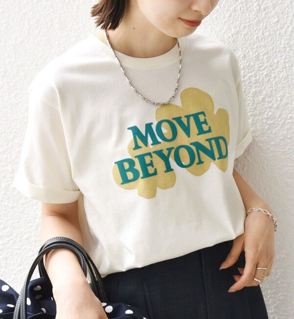 SHIPS for women「【WEB限定】モチーフ 刺繍 プリント TEE」|Tシャツ・カットソー|