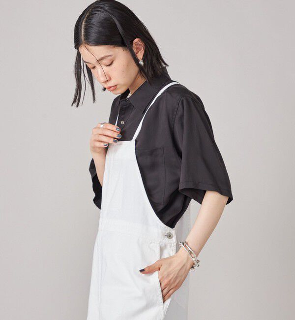 SHIPS for women「SHIPS NINE CASE:〈手洗い可能〉オーバーサイズ シャツ」|シャツ・ブラウス|