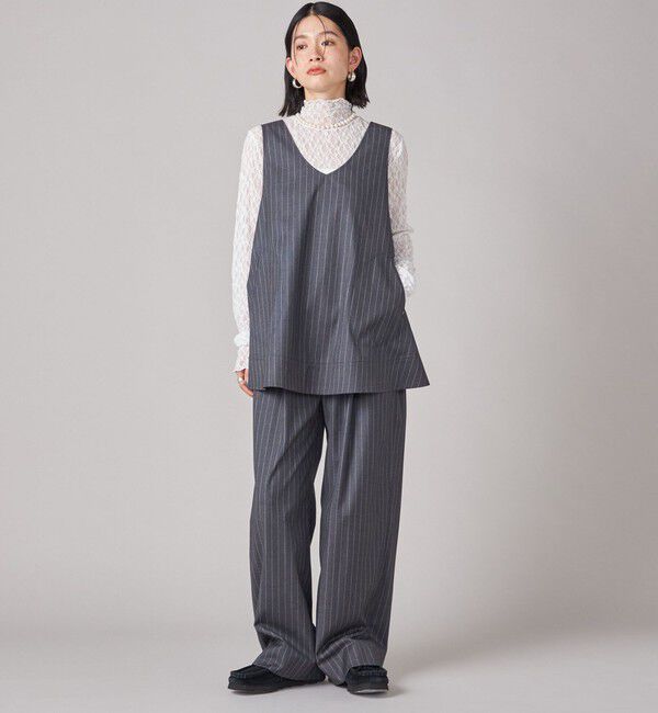 SHIPS for women「SHIPS NINE CASE:〈手洗い可能〉ストライプ チュニック」|チュニック|