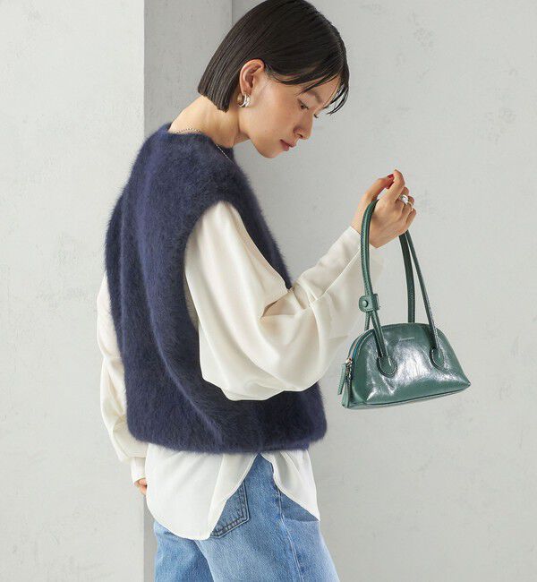 SHIPS for women「杢フォックス カシミヤ ニット ベスト」|ベスト・ジレ|