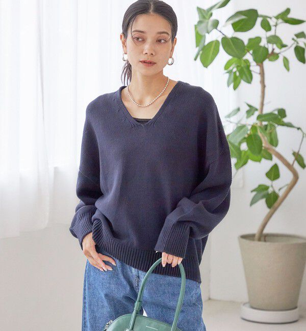 SHIPS for women「〈手洗い可能〉バルキーヤーン プルオーバー」|ニット・セーター|