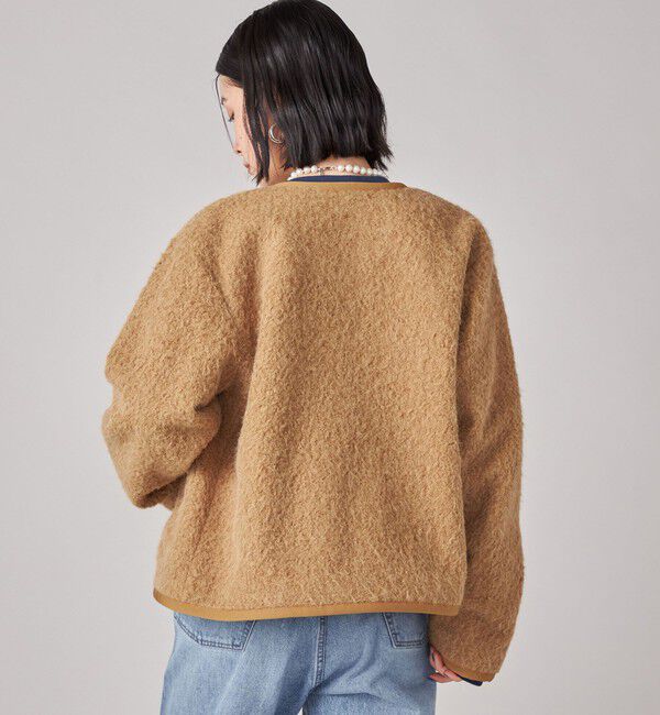 SHIPS for women「SHIPS NINE CASE: ノーカラー ジャケット」|ノーカラージャケット|