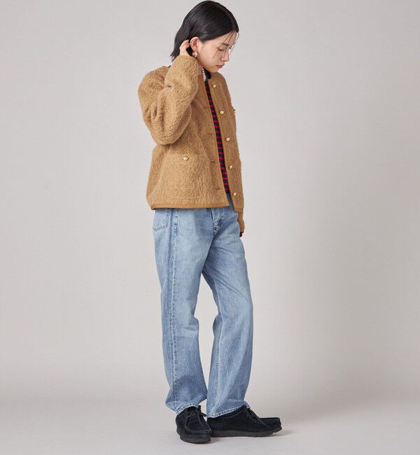 SHIPS for women「SHIPS NINE CASE: ノーカラー ジャケット」|ノーカラージャケット|