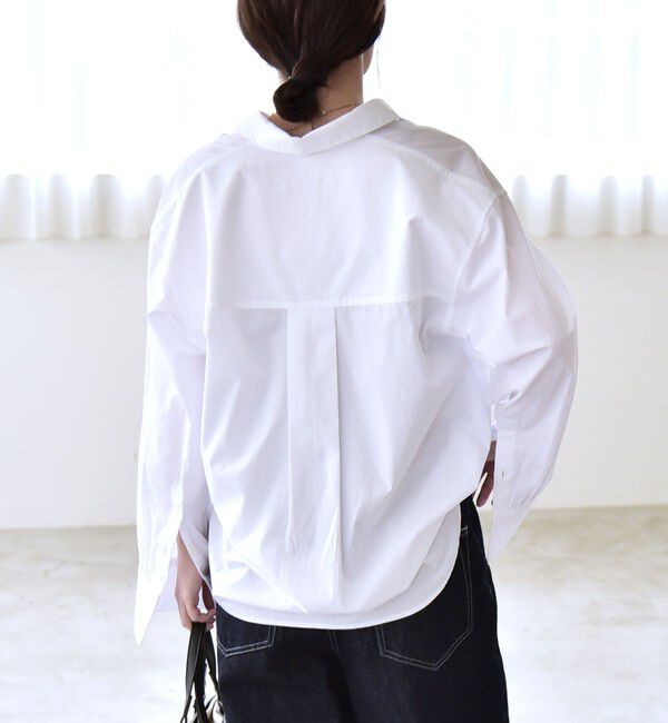 quaranciel「quaranciel:〈洗濯機可能〉レギュラーカラー ヨーク ルーズ シャツ」|シャツ・ブラウス|