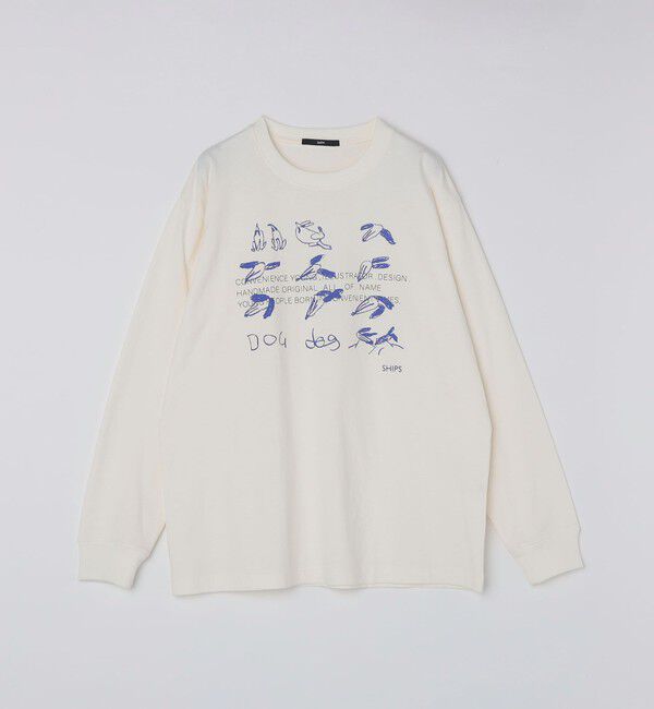 SHIPS「【WEB限定/SHIPS別注】CONVENIENCEYOUNG: DOG LS T」|Tシャツ・カットソー|