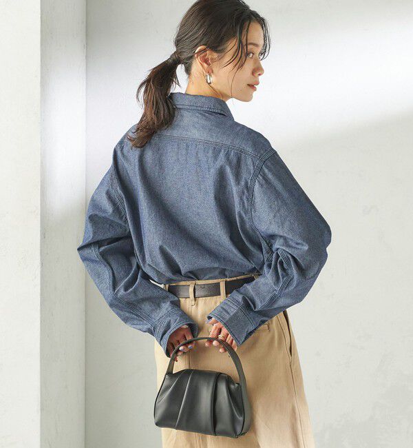 SHIPS for women「NINE CASE:〈洗濯機可能〉シャンブレー シャツ」|シャツ・ブラウス|