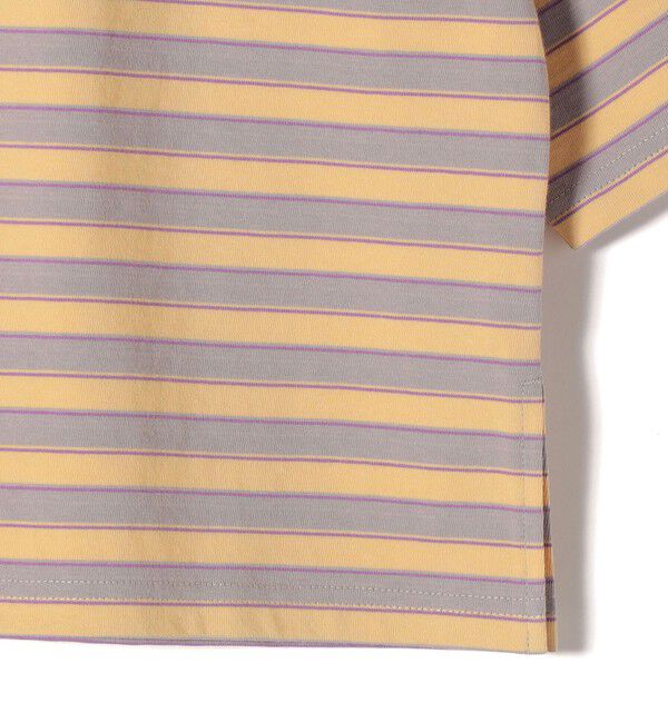 SHIPS for women「【WEB限定】マルチ ボーダー 5分袖 TEE」|Tシャツ・カットソー|