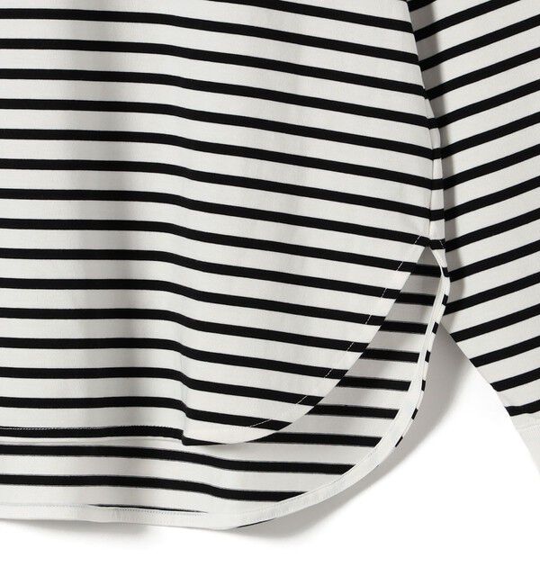 SHIPS for women「〈手洗い可能〉ロング リブ ラウンド ヘム プルオーバー」|Tシャツ・カットソー|