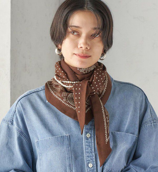 SHIPS for women「destin: Judy Triangle Bandana」|バンダナ・スカーフ|