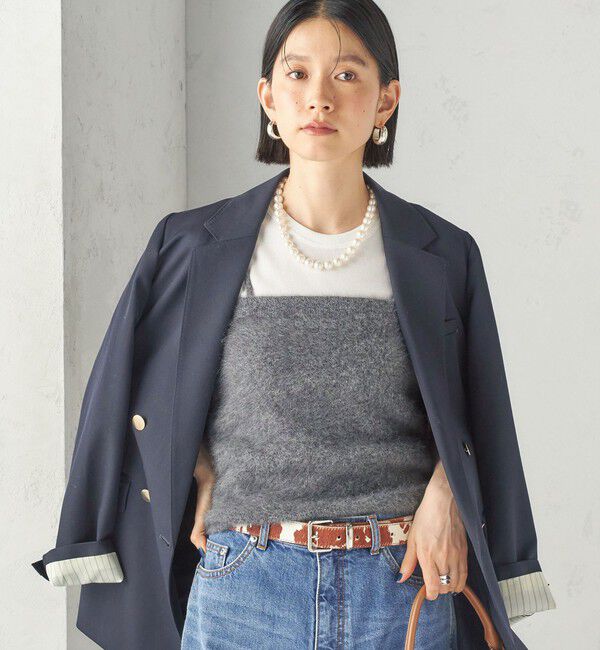 SHIPS for women「30mm ハラコ ベルト」|ベルト|