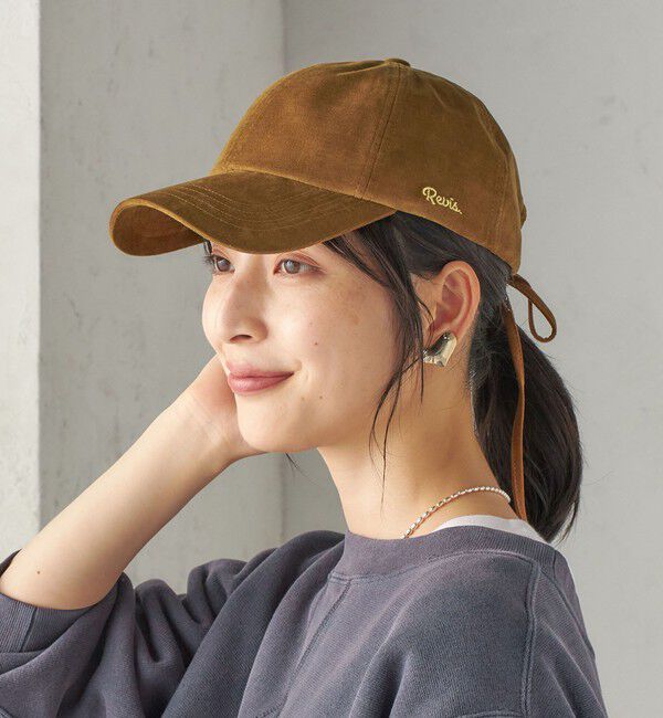 SHIPS for women「Revis.: コーデュロイ リボン キャップ」|キャップ・キャスケット|