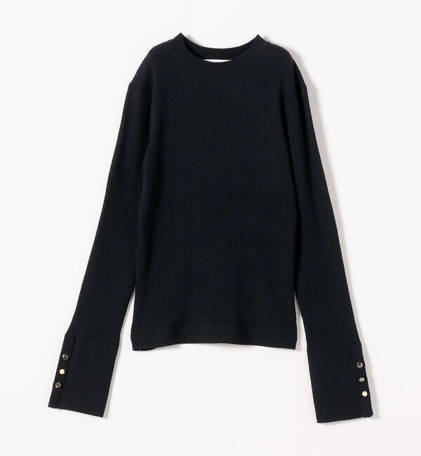 quaranciel「《一部追加予約》〈手洗い可能〉カシミヤ ミックス ハイゲージ クルーネック リブ ニット」|ニット・セーター|