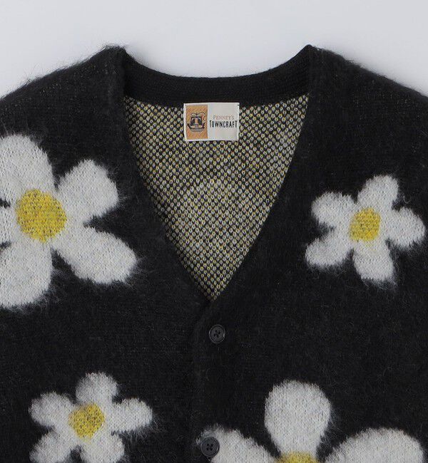 SHIPS「TOWNCRAFT: MOHAIR SHAGGY JACQUARD CARDIGAN」|カーディガン|