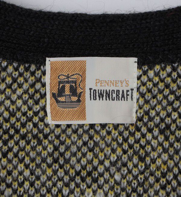 SHIPS「TOWNCRAFT: MOHAIR SHAGGY JACQUARD CARDIGAN」|カーディガン|