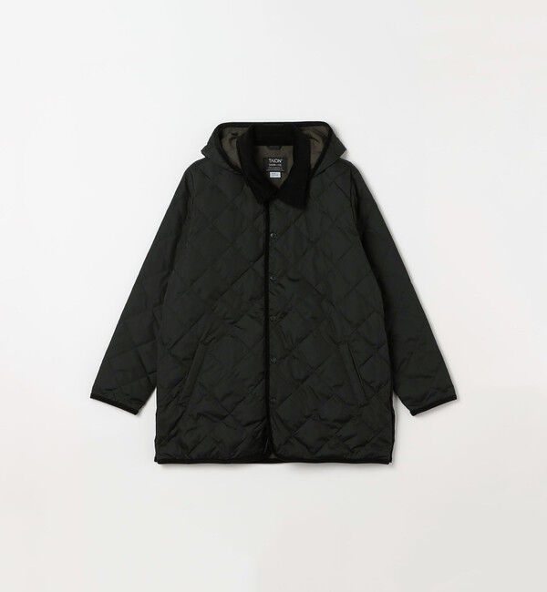 SHIPS any「【SHIPS any別注】TAION:〈手洗い可能〉ダイヤキルト ダウン フード ハーフコート 26AW◇」|ダウン|