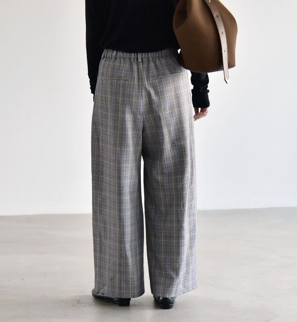 quaranciel「〈洗濯機可能〉裏起毛 2タック ルーズ ワイド パンツ」|その他|