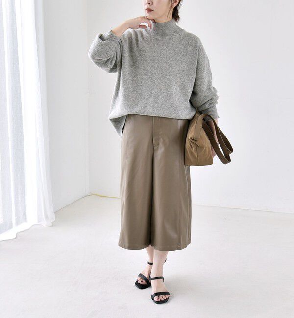 quaranciel「〈洗濯機可能〉シームデザイン セミワイド ハーフ パンツ」|その他|
