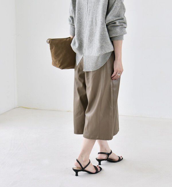 quaranciel「〈洗濯機可能〉シームデザイン セミワイド ハーフ パンツ」|その他|
