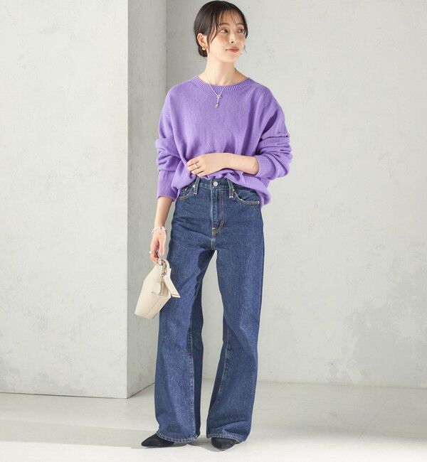 SHIPS for women「《予約》【SHIPS別注】YLEVE&times;Harley of Scotland: ニット プルオーバー」|ニット・セーター|