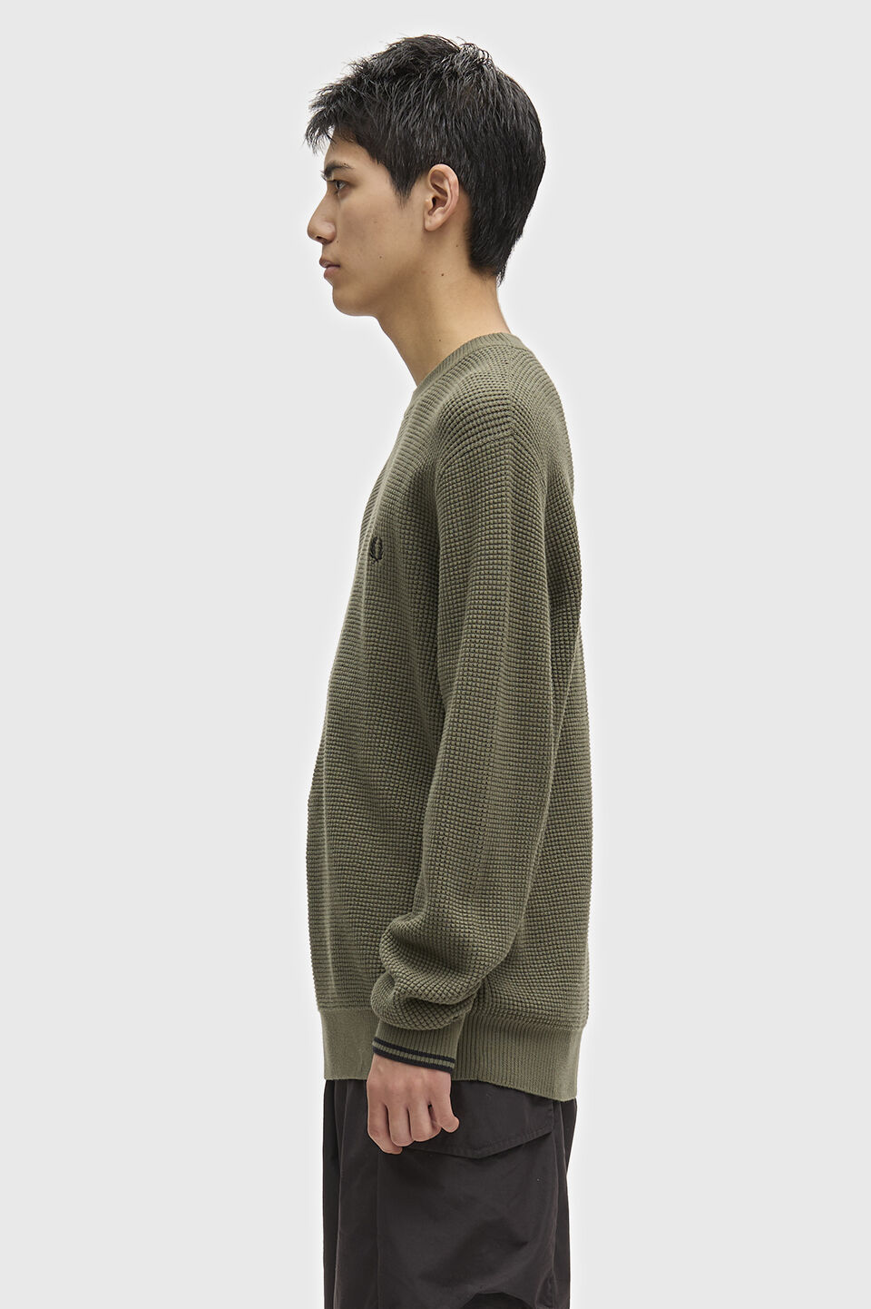  「FRED PERRY／Waffle Stitch Jumper／ワッフルステッチニット」|ニット・セーター|