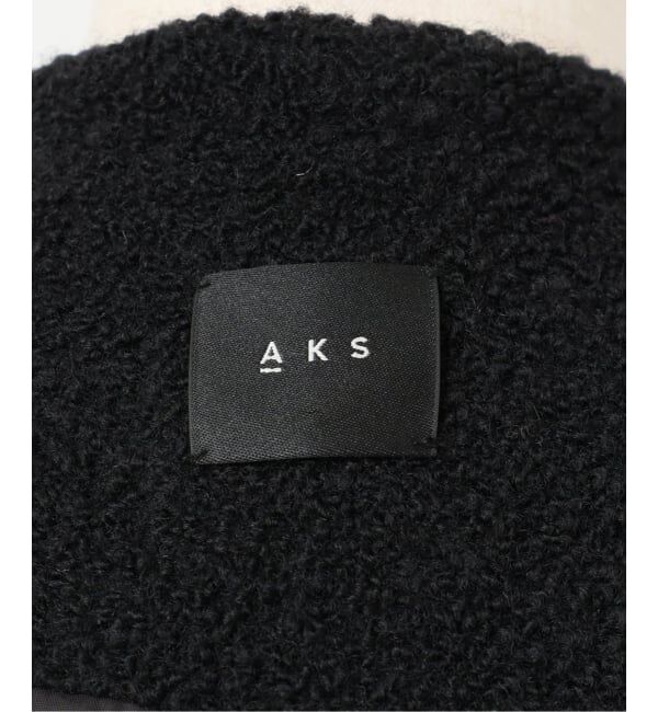 VERMEIL par iena「《予約》AKS LABEL アクス レーベル Stella wool Jacket」|ノーカラージャケット|