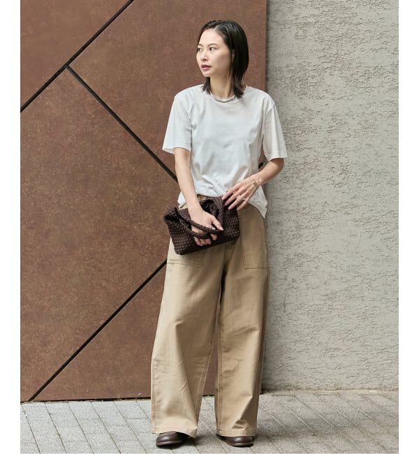 JOURNAL STANDARD「《追加3》汗ジミ防止ナノシアハーフスリーブT」|Tシャツ・カットソー|