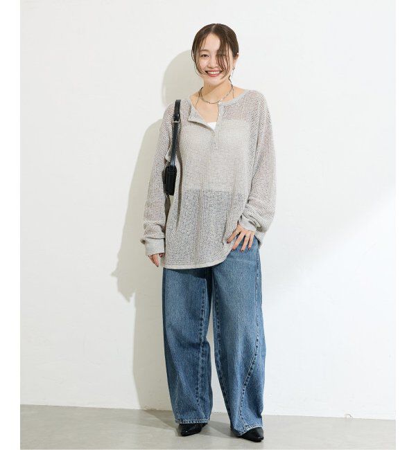 JOURNAL STANDARD「《追加》ヘンリーメッシュニット」|ニット・セーター|