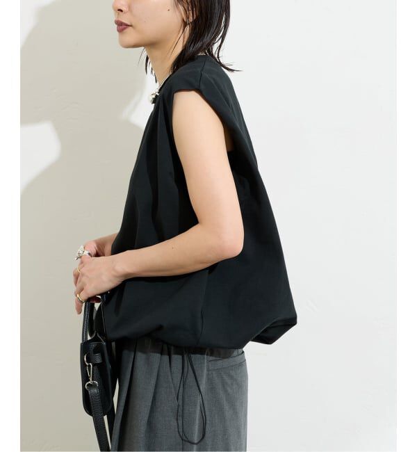 JOURNAL STANDARD「《追加》シャーリングノースリーブＴシャツ」|Tシャツ・カットソー|