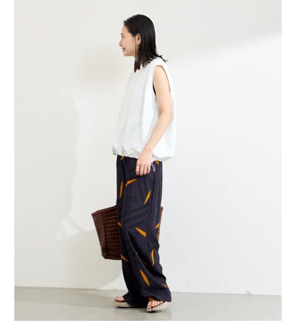 JOURNAL STANDARD「《追加》シャーリングノースリーブＴシャツ」|Tシャツ・カットソー|