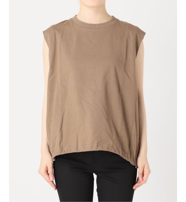 JOURNAL STANDARD「《追加》シャーリングノースリーブＴシャツ」|Tシャツ・カットソー|