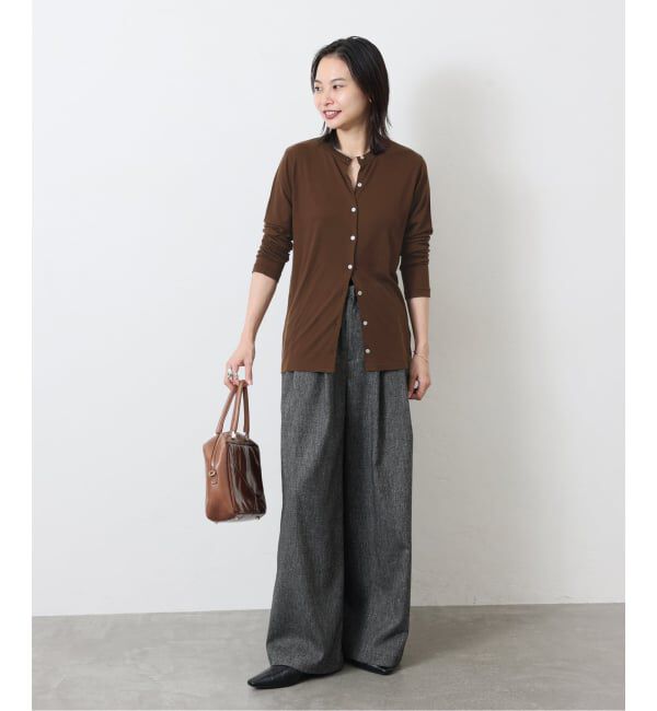JOURNAL STANDARD「《追加》ウールMIX シアークルーネックカーディガン」|Tシャツ・カットソー|