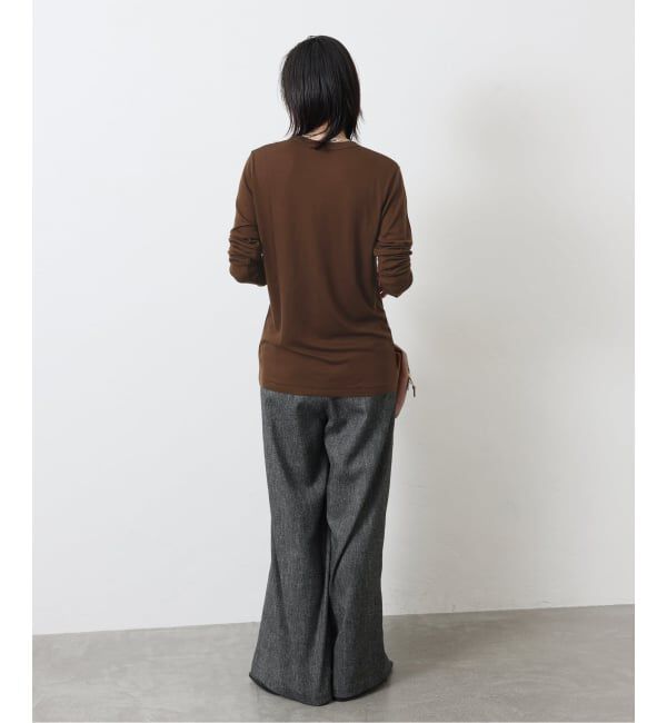 JOURNAL STANDARD「《追加》ウールMIX シアークルーネックカーディガン」|Tシャツ・カットソー|