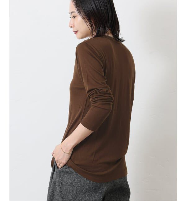 JOURNAL STANDARD「《追加》ウールMIX シアークルーネックカーディガン」|Tシャツ・カットソー|