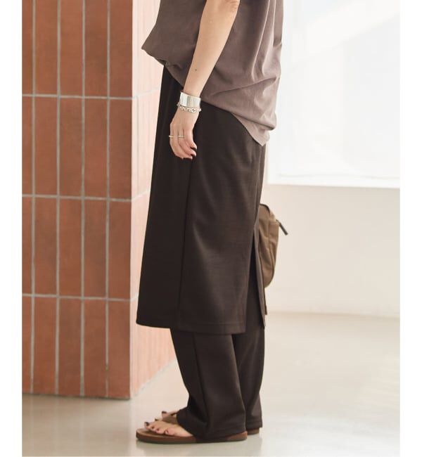 JOURNAL STANDARD「TWモクロディ スカート レイヤード パンツ」|その他|