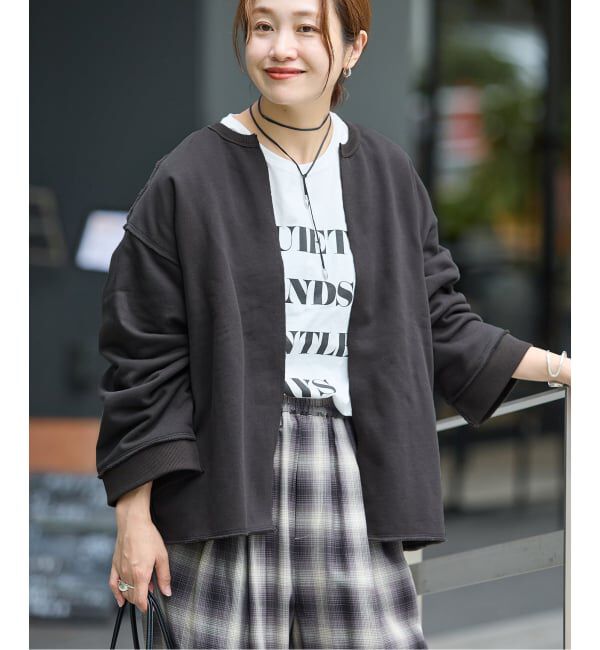JOURNAL STANDARD「《WEB限定追加》CUT-OFF SWEATカーディガン」|カーディガン|