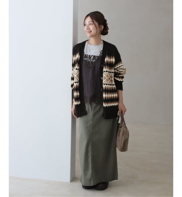 JOURNAL STANDARD「《予約》HERITAGE ジャガードVネックカーディガン」|カーディガン|