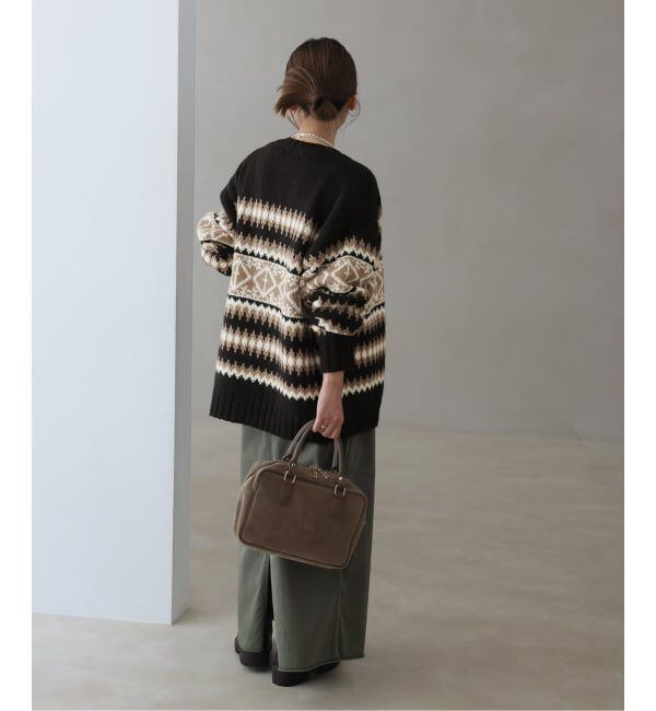 JOURNAL STANDARD「《予約》HERITAGE ジャガードVネックカーディガン」|カーディガン|
