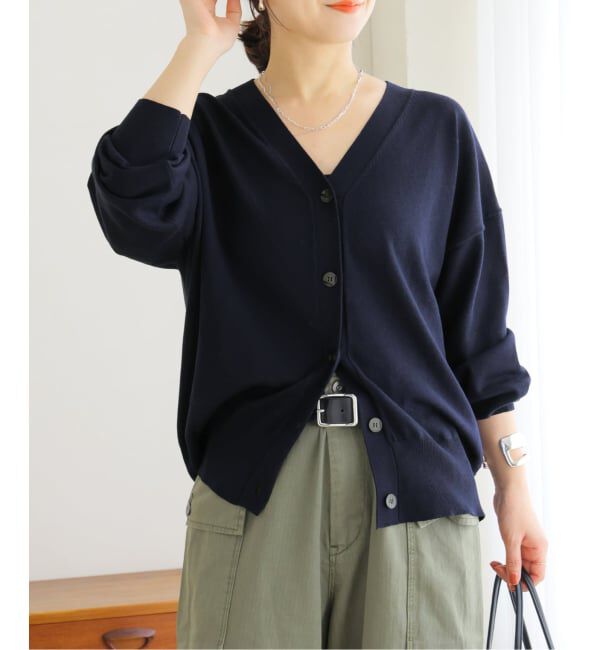 JOURNAL STANDARD「WASHABLE COMF Vネックカーディガン」|カーディガン|