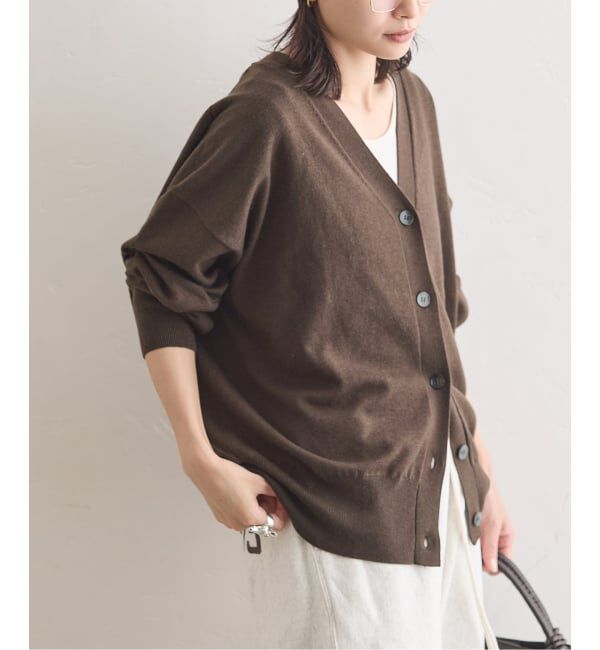JOURNAL STANDARD「WASHABLE COMF Vネックカーディガン」|カーディガン|